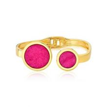 Bracelete Singular - Feldspato Rosa Pink