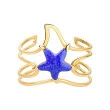 Bracelete Brisa - Quartzo  Azul Anil